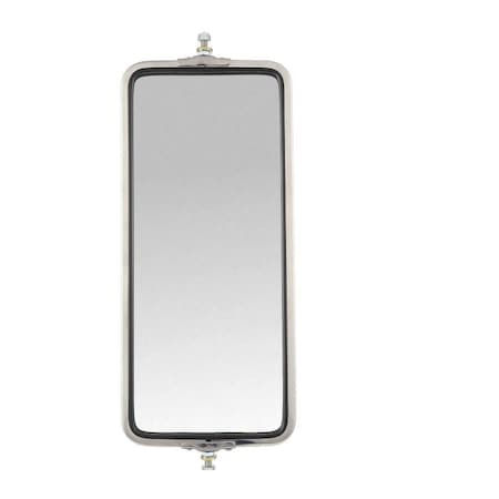 Truck-Lite Oem Style, 7 X 16 In., West Coast Mirror, Silver Stainless Steel 97822